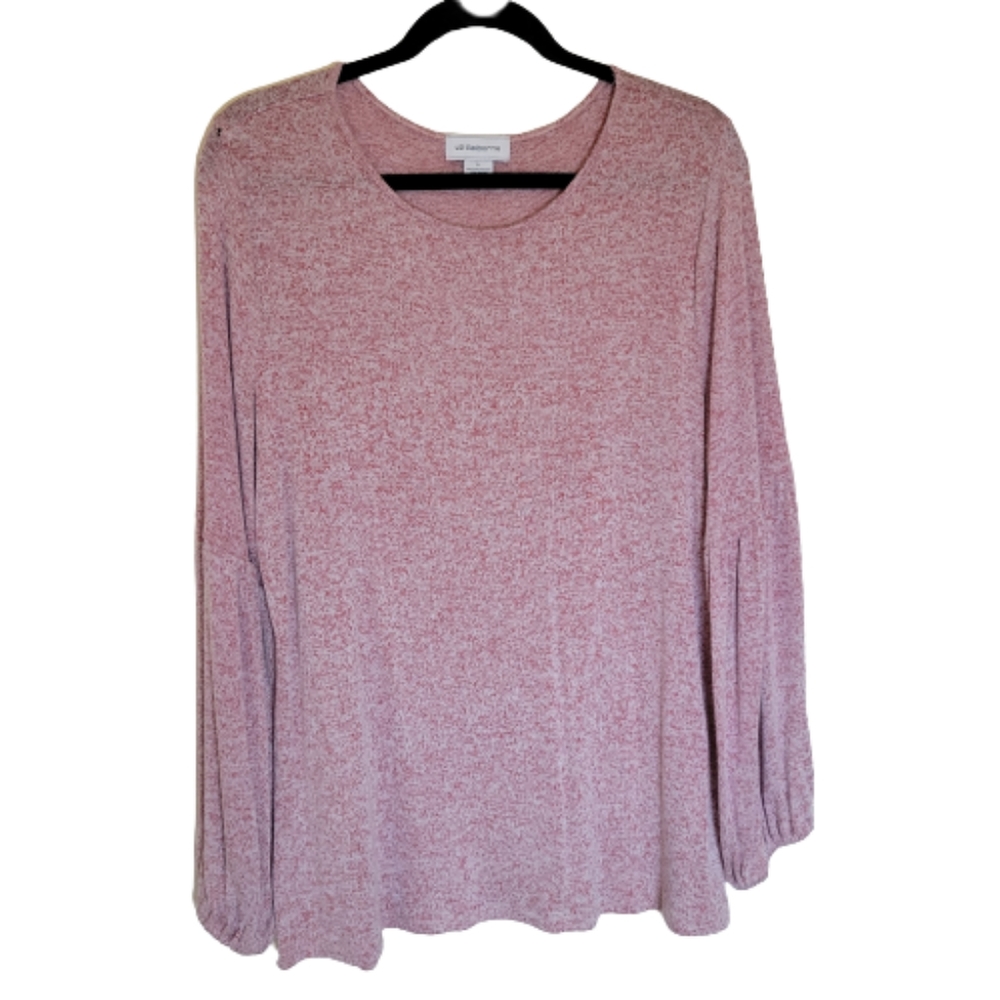 Liz Claiborne Womens L Light Sweater with Balloon Sleeves
